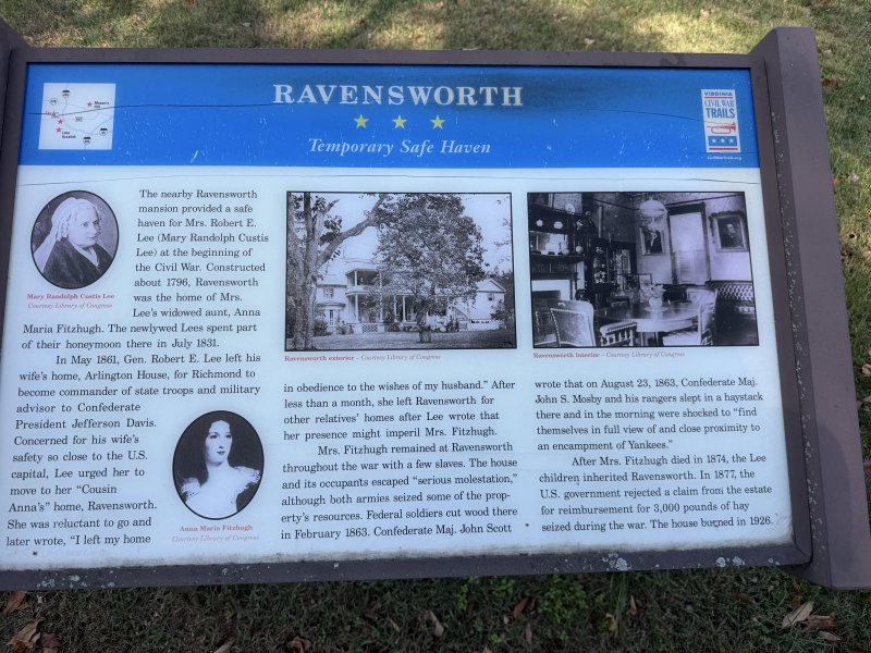Ravensworth &mdash; A Civil War Temporary Safe Haven in Annandale, Virginia