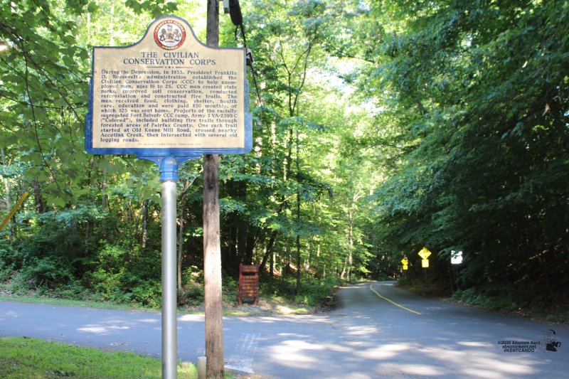 Civilian Conservation Corps (Colored) Camp Historical Marker