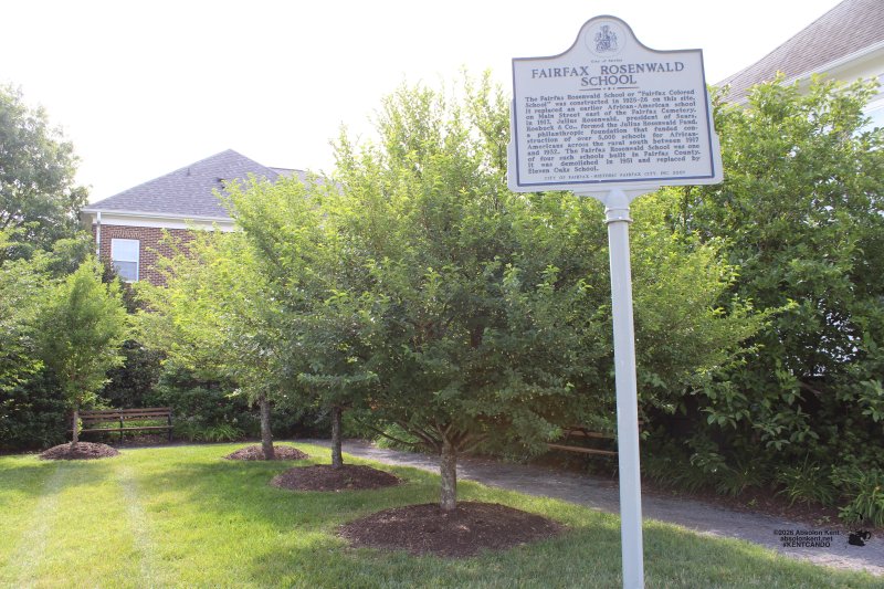 Fairfax Rosenwald School Historical Marker