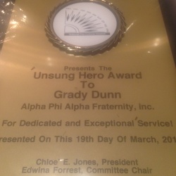 Unsung Hero Award (2016)